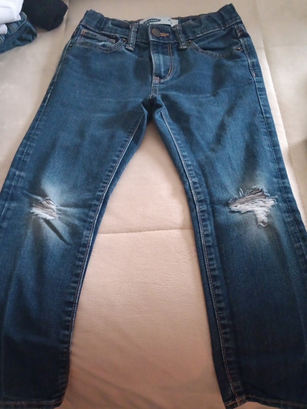 Old Navy Blue Skinny Jeans with Contrast Stitching